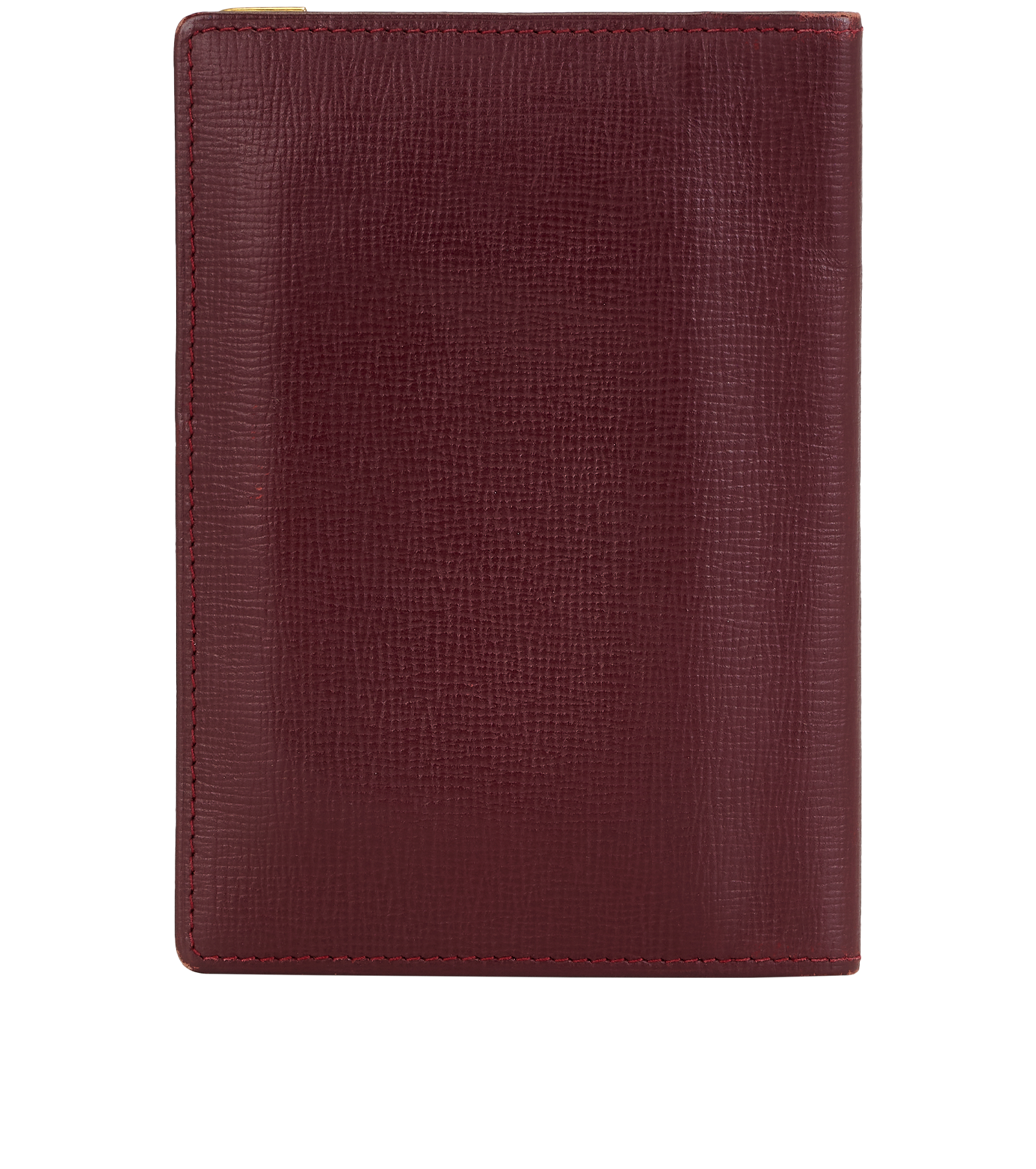Cartier Passport Cover, &pound;190, Accessories, Burgundy, Leather, Back view